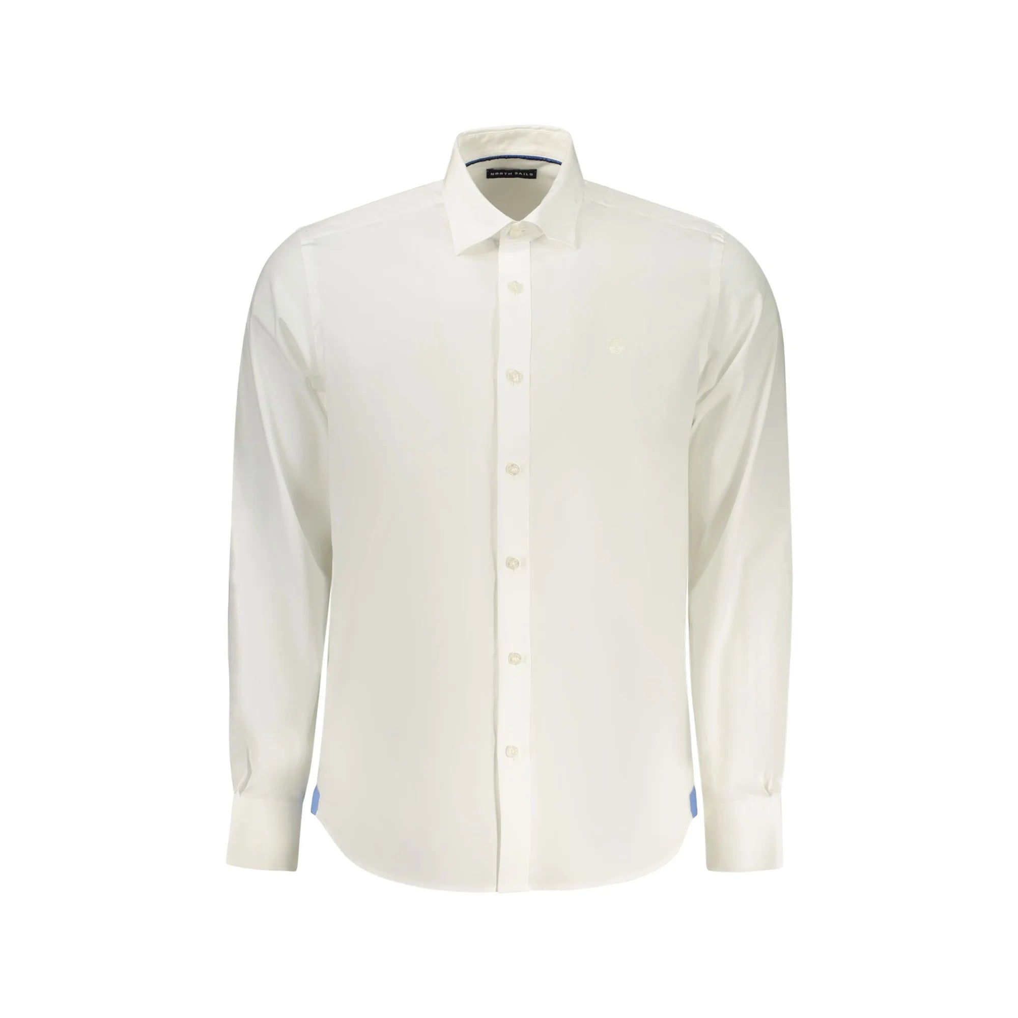 North Sails Camicia Maniche Lunghe Uomo Bianca Ricamo Camicie Bianco - foto prodotto